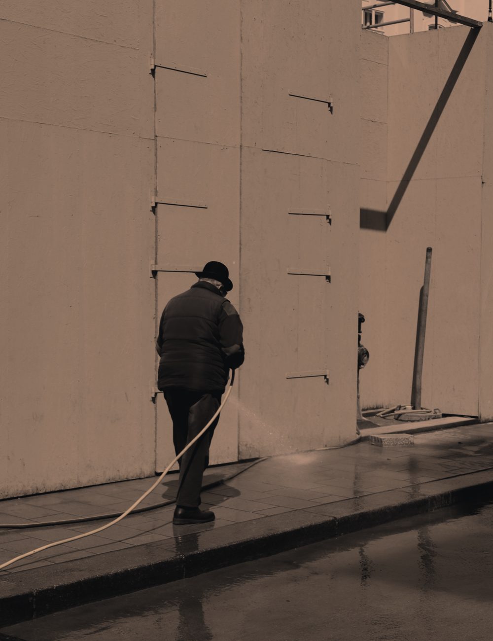 Pressure washing